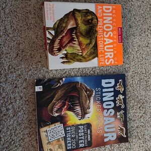 Kid Dinosaur encyclopedia and sticker book Does